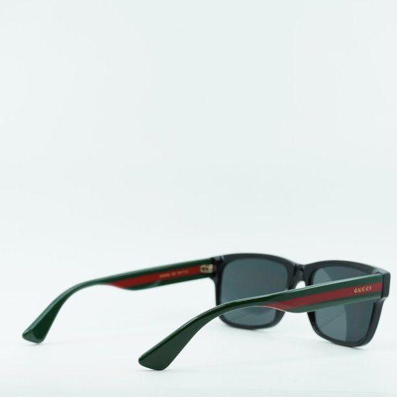 FINAL PRICE NEW GUCCI GG0340S 006 BLACK/MULTICOLOR GREY MENS SUNGLASSES - Picture 10 of 11